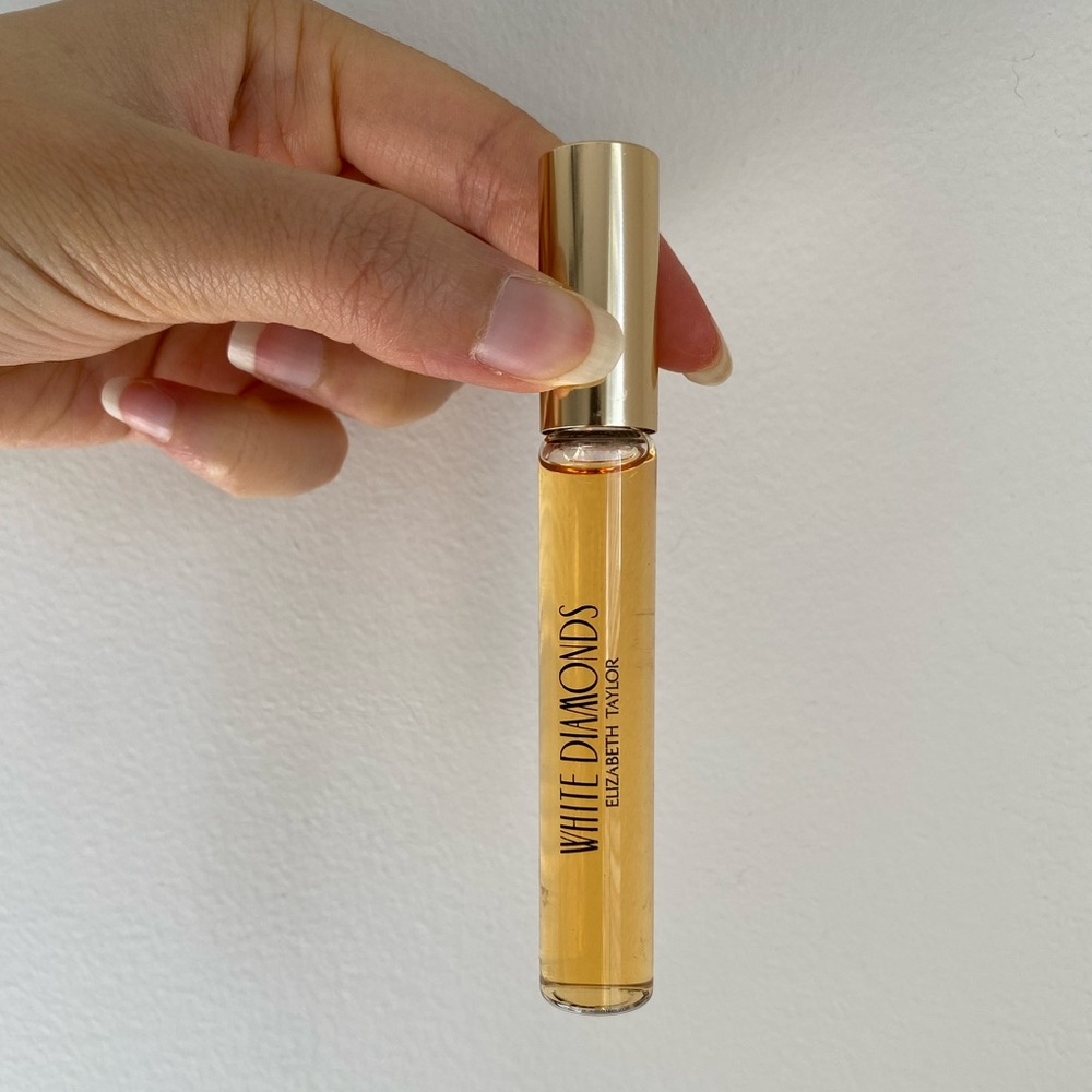 ELIZABETH TAYLOR White DIAMONDS rollerball 10ml Travel Size Vacation No Box - Picture 2 of 7